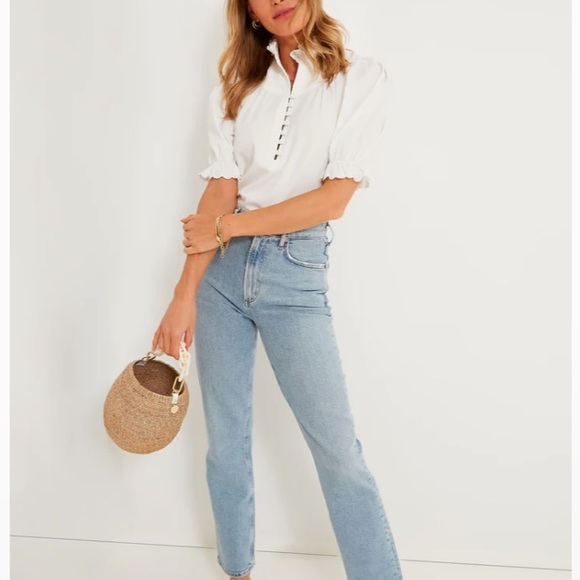 Tuckernuck White Ruffle Blouse - Picture 3 of 10